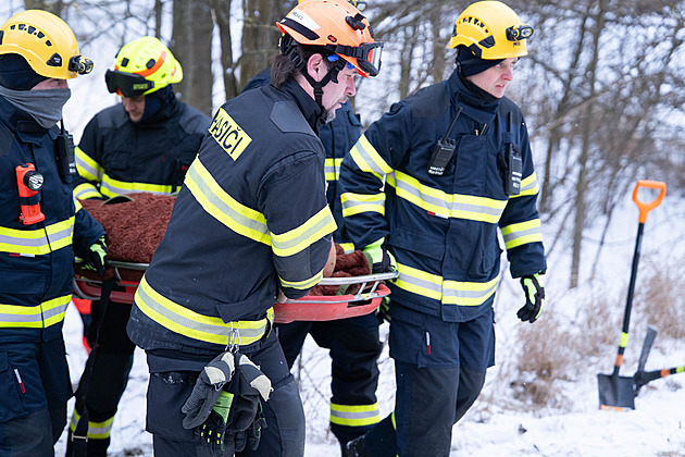 Zachráněného jeskyňáře z Moravského krasu čeká operace, má zlomený kotník