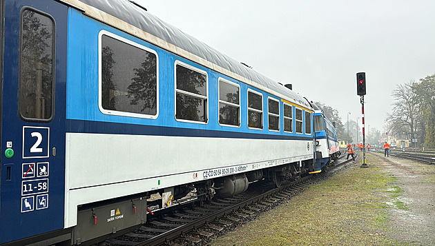 V Děčíně vykolejil vagon nákladního vlaku, provoz na koridoru se zastavil